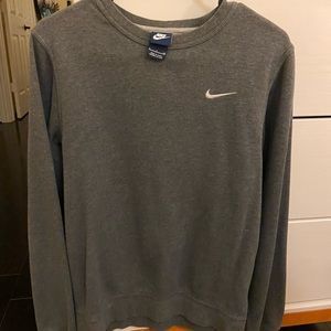 Grey Nike sweatshirt